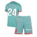 Atletico Madrid Robin Le Normand #24 Dětské Oblečení Venkovní Dres 2024-25 Krátkým Rukávem (+ trenýrky)